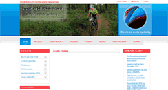 Desktop Screenshot of cyklistika-sk.eu